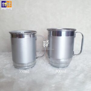 Caneca alumínio 350ml e 500ml